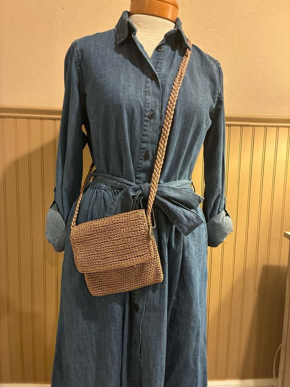 The Sak mini crochet crossbody bag